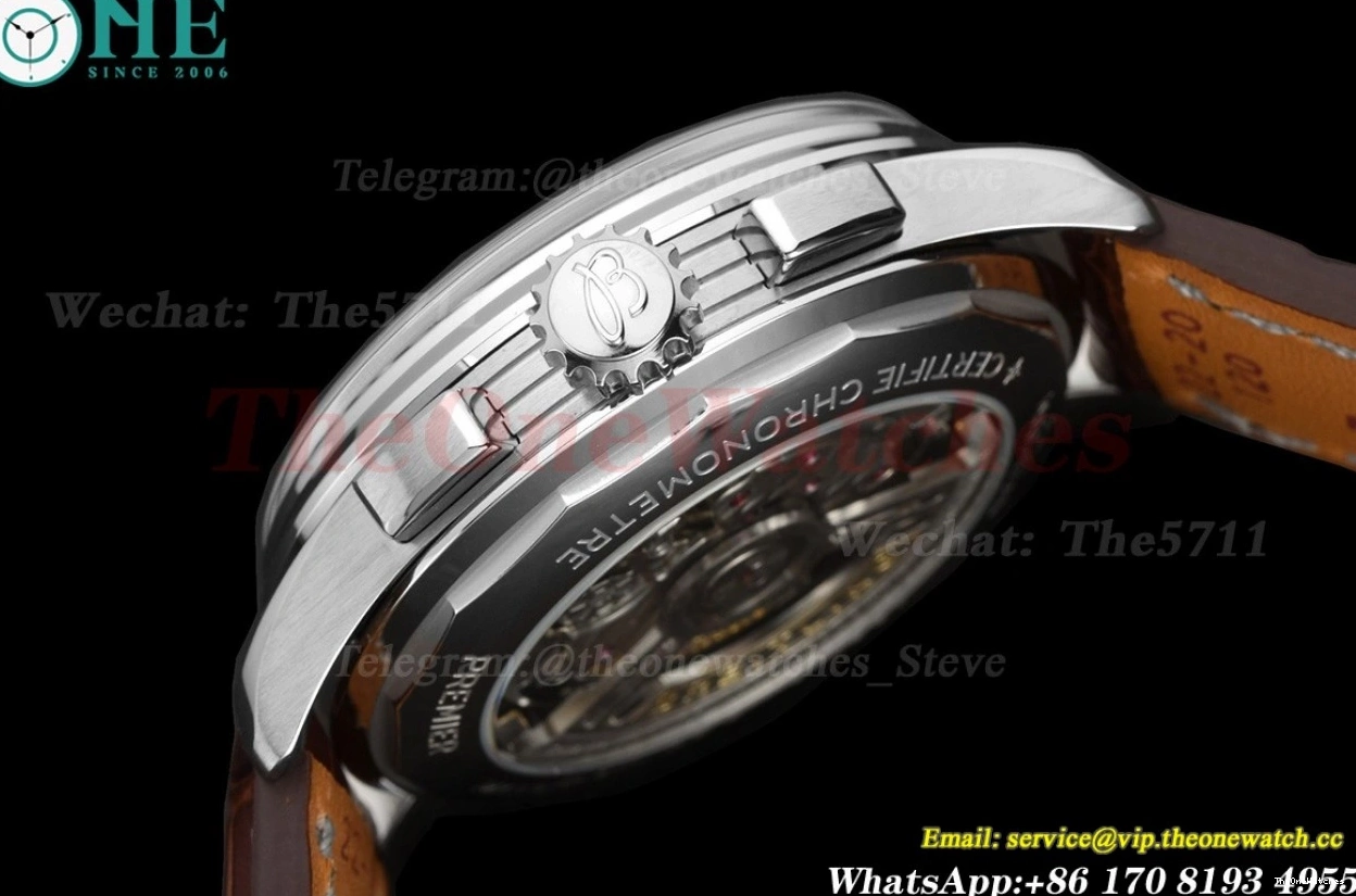 Brown Chronograph Mod B01 Premier SS LE A7750 V2 42mm Reddish Dial BLSF 0330